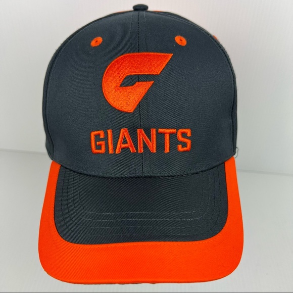 Gws Giants Afl Licensed Hat Greyorange 